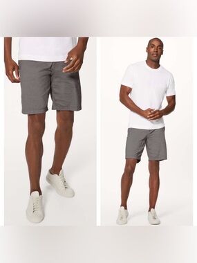 Lululemon Commission Short *Qwick Oxford 9" Cable / Dark Ash Sz 32